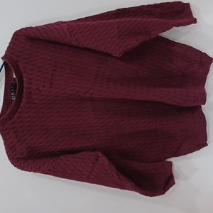men's maroon sweater size L